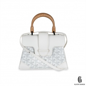 Goyard Goyardine White Muse Vanity Bag Silver Hardware – Madison Avenue  Couture